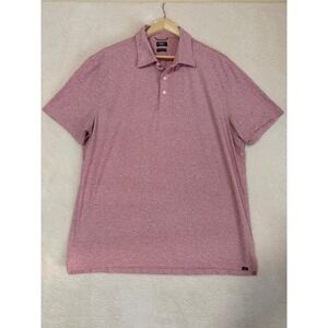 Faherty Reserve Polo Shirt Mens 2XL Red Heather The Movement Polo Stretch Soft